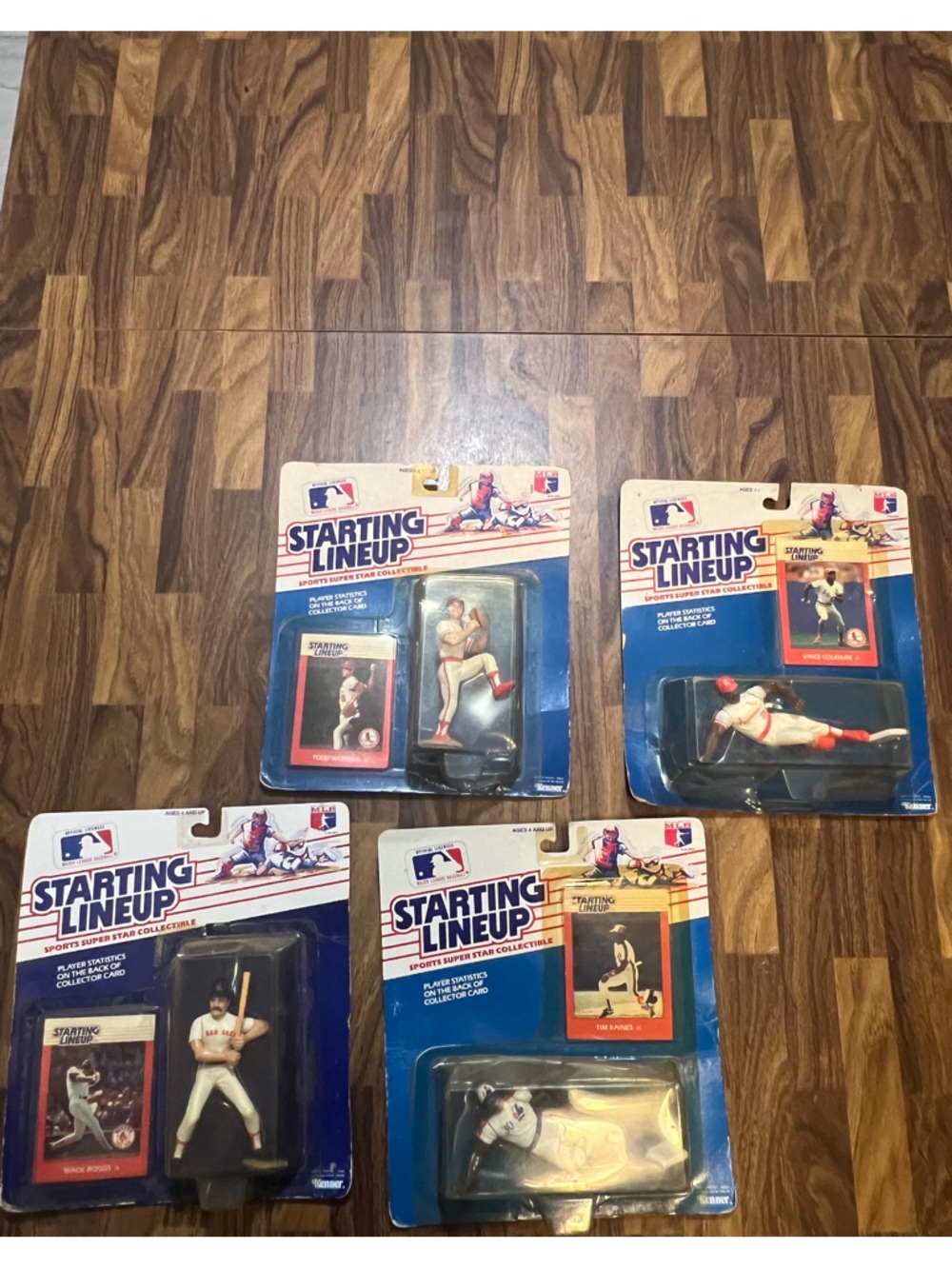 Starting Lineup Baseball Figure Pack - Blue Backing